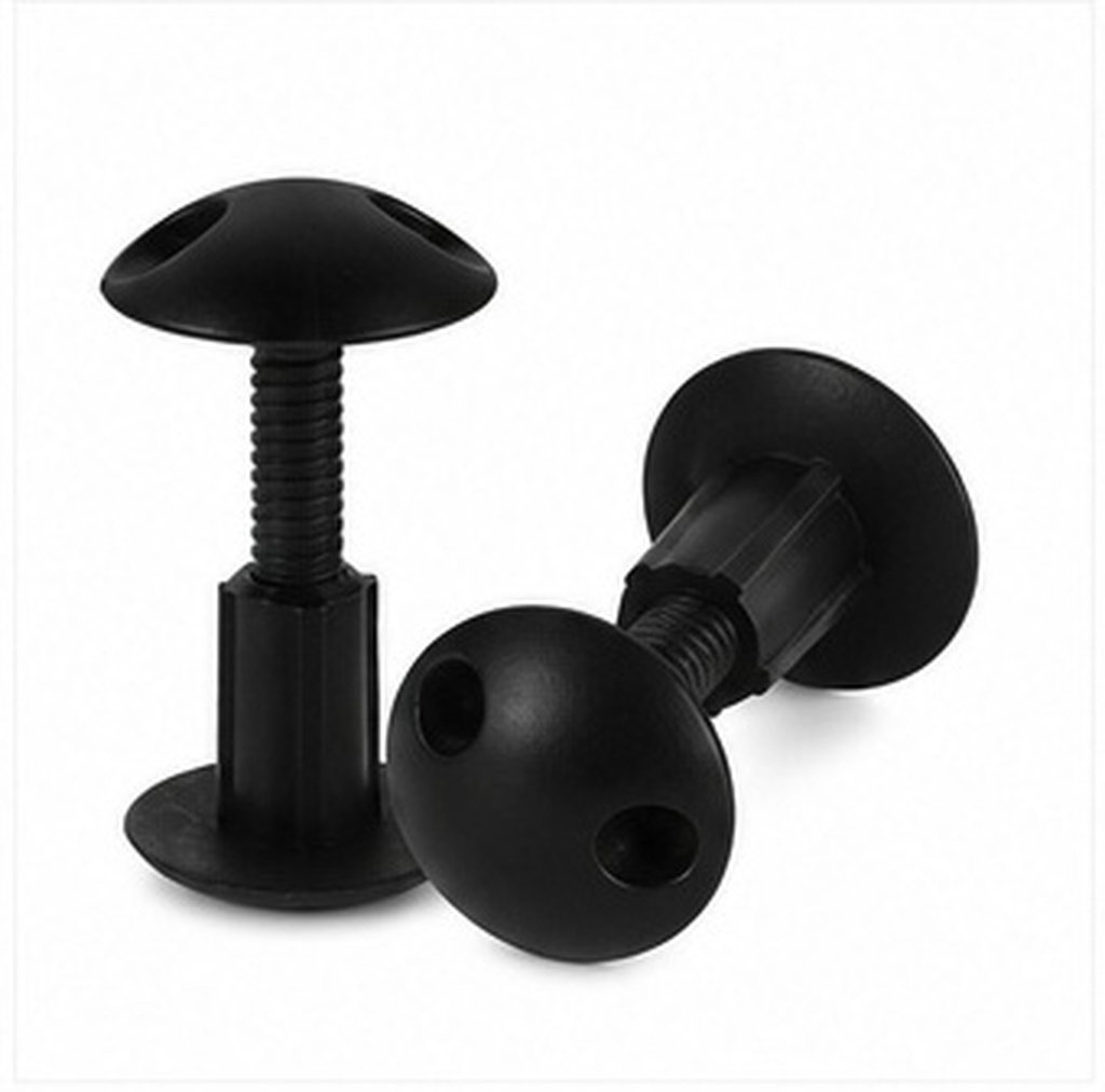 Surfboard Leash - 2Pcs Black Plastic Surfboard Plug Soft