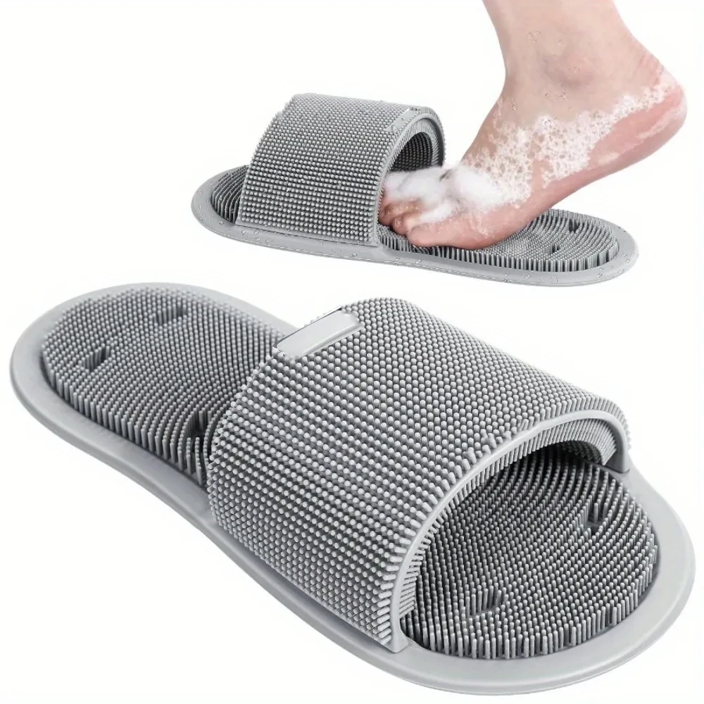 Silicone Shower Foot Scrubber  - огляд і ціна Flippers Swimming