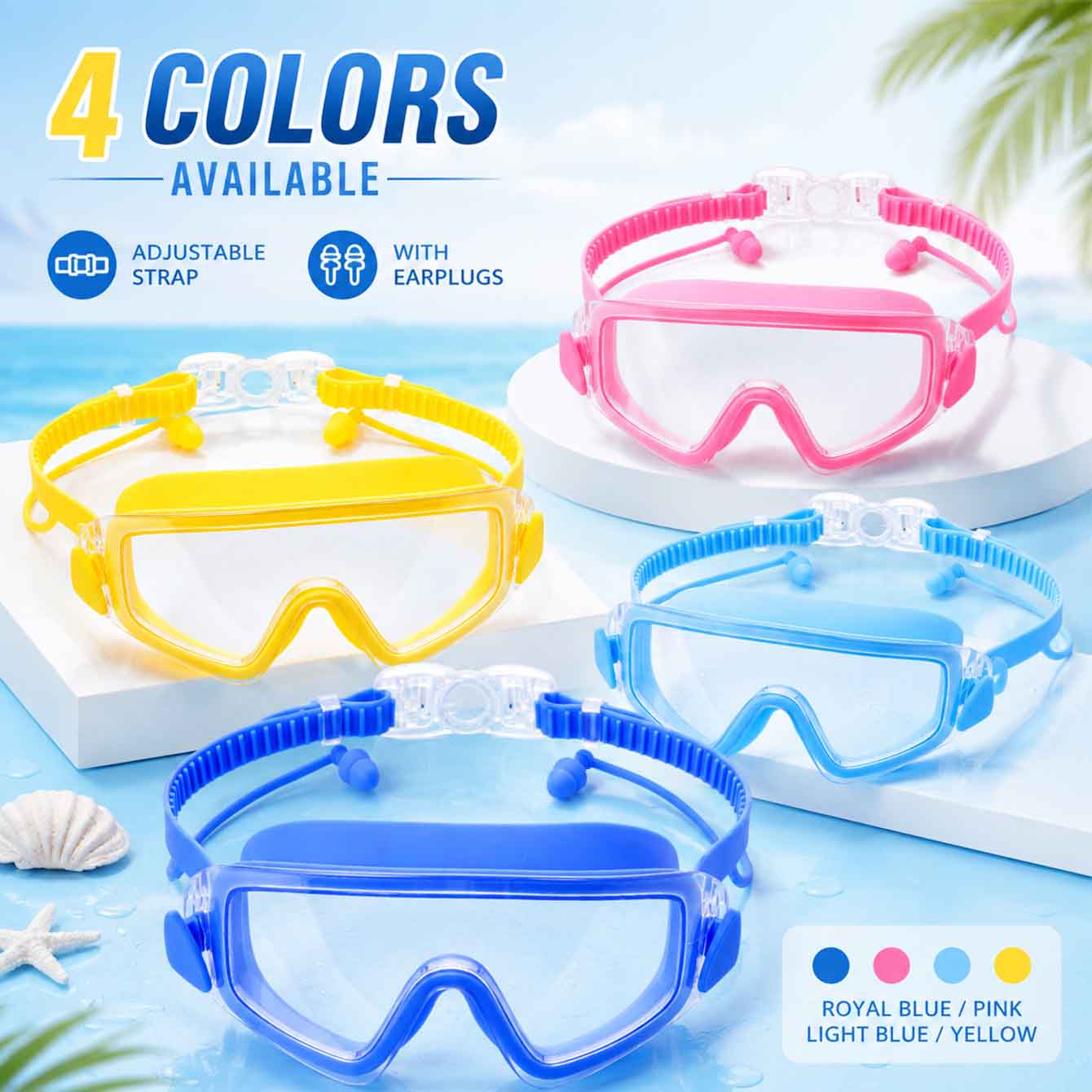 1PC Swim Goggles Snorkel Divin - огляд і ціна Diving Mask