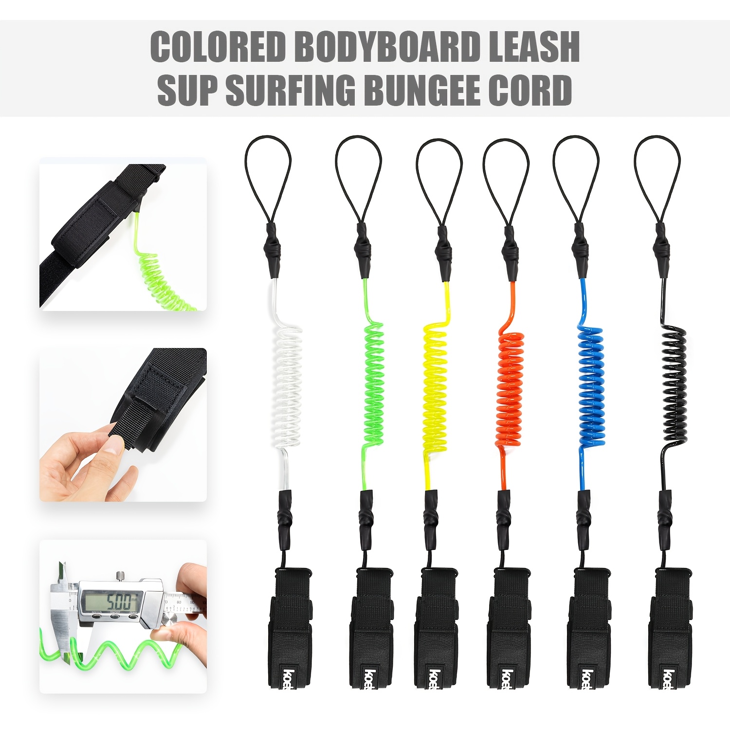 KOETSU Bodyboard Leash, 5mm TP - огляд і ціна Surfboard Leash