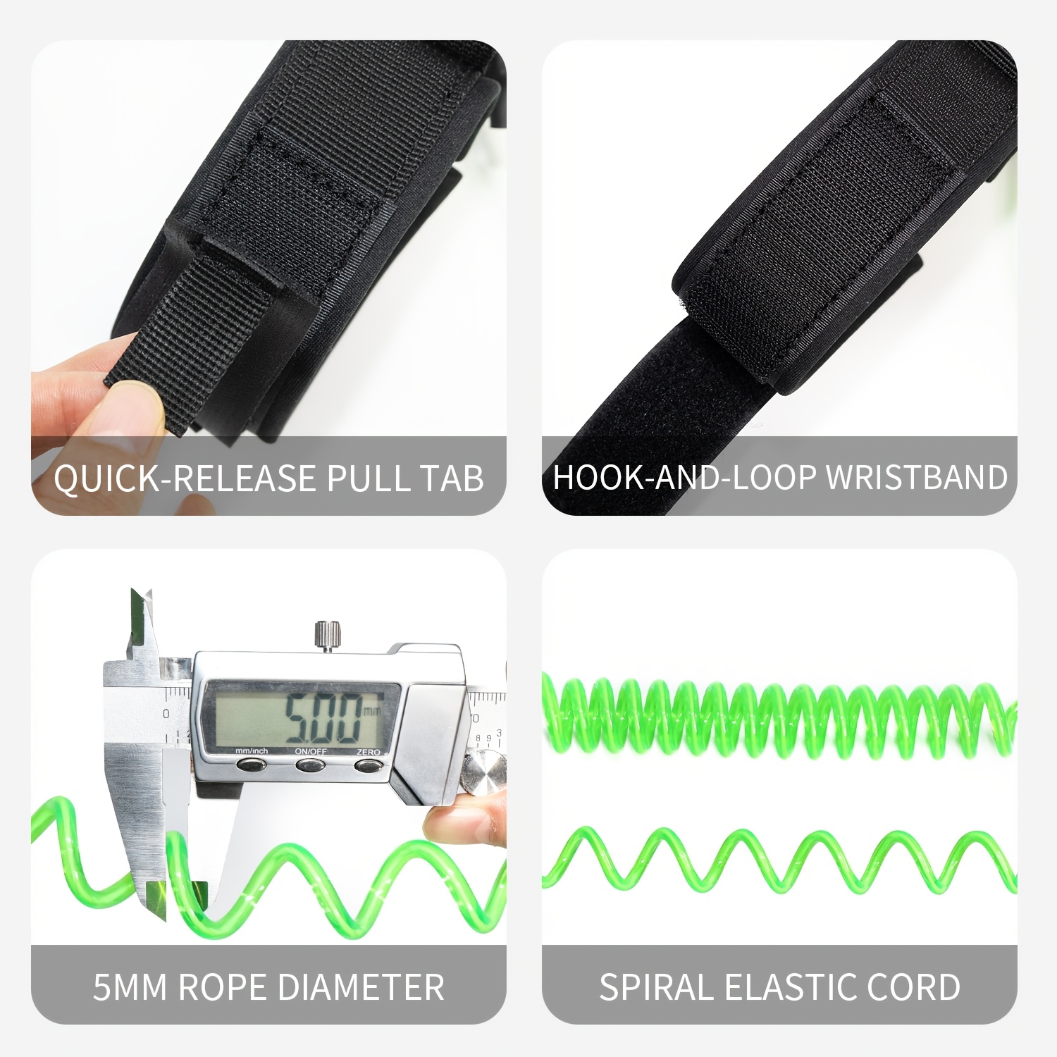 KOETSU Bodyboard Leash, 5mm TP - огляд і ціна Surfboard Leash
