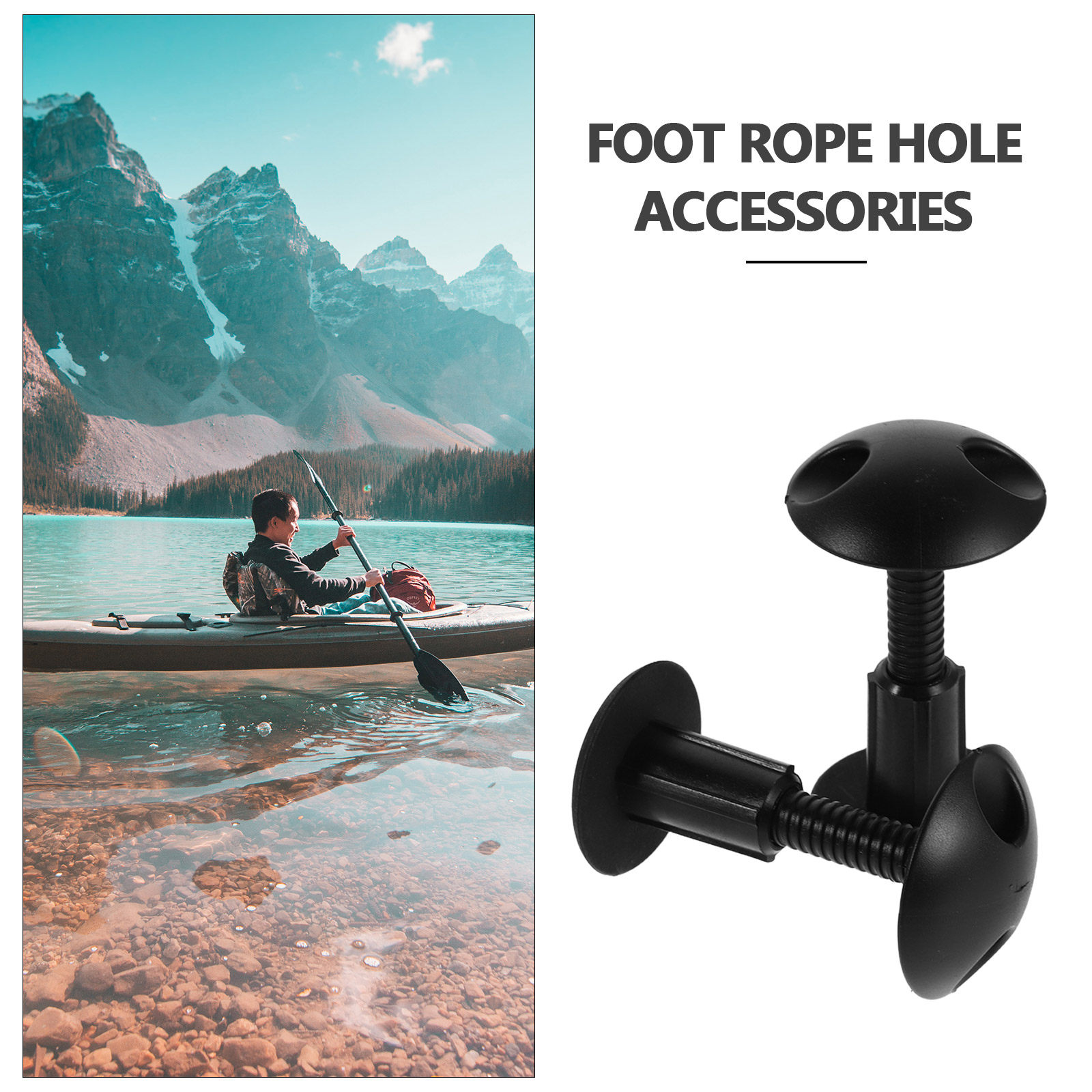 2Pcs Black Plastic Surfboard P - огляд і ціна Surfboard Leash