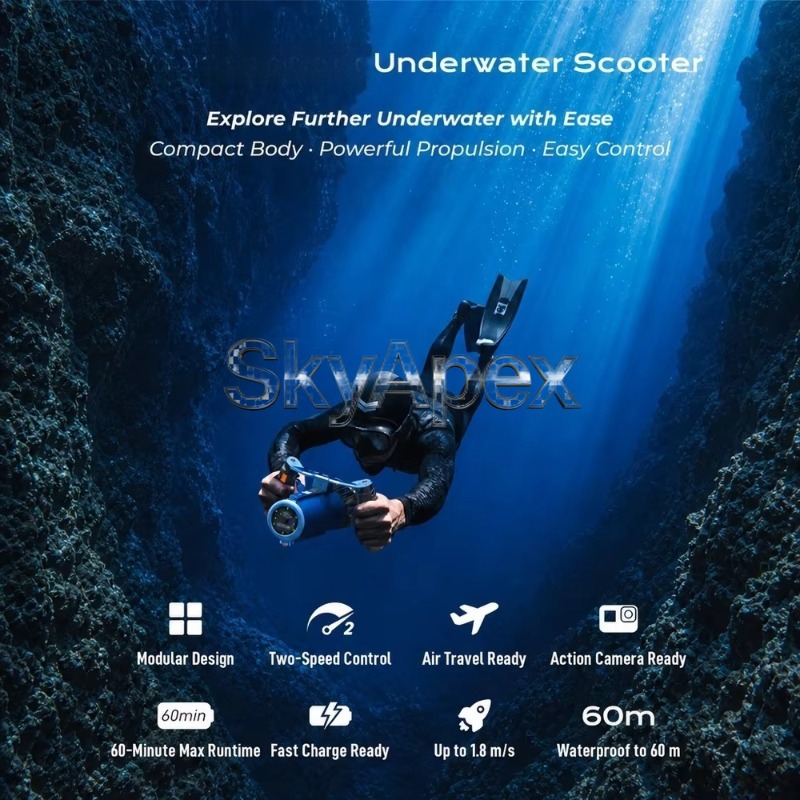 Handheld Underwater Thruster 6 - огляд і ціна Snorkeling Gear