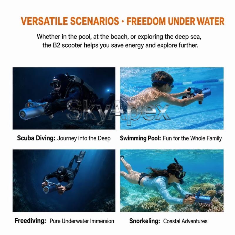 Handheld Underwater Thruster 6 - огляд і ціна Snorkeling Gear