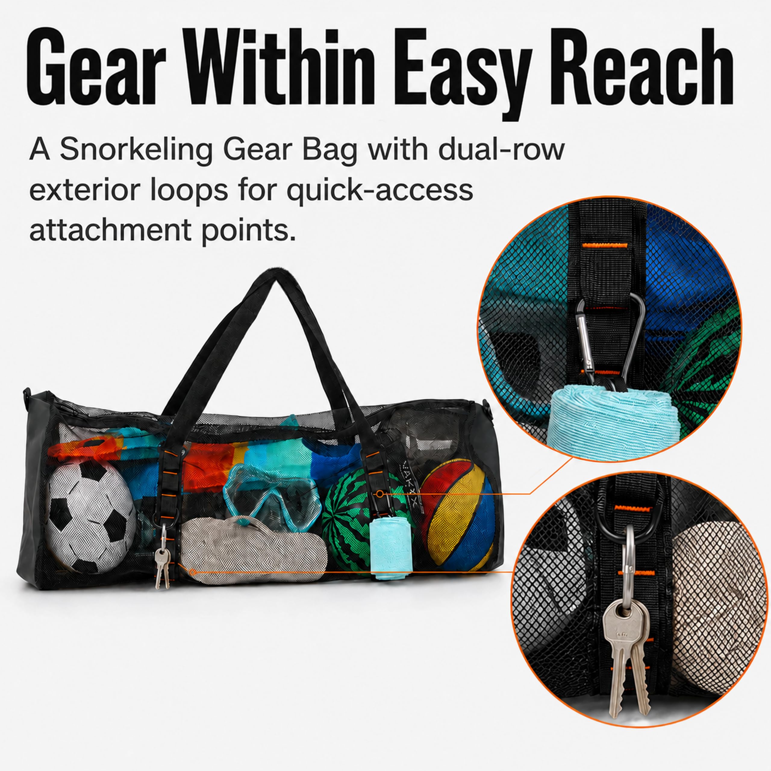 113L & 43L Mesh Scuba Travel D - огляд і ціна Snorkeling Gear