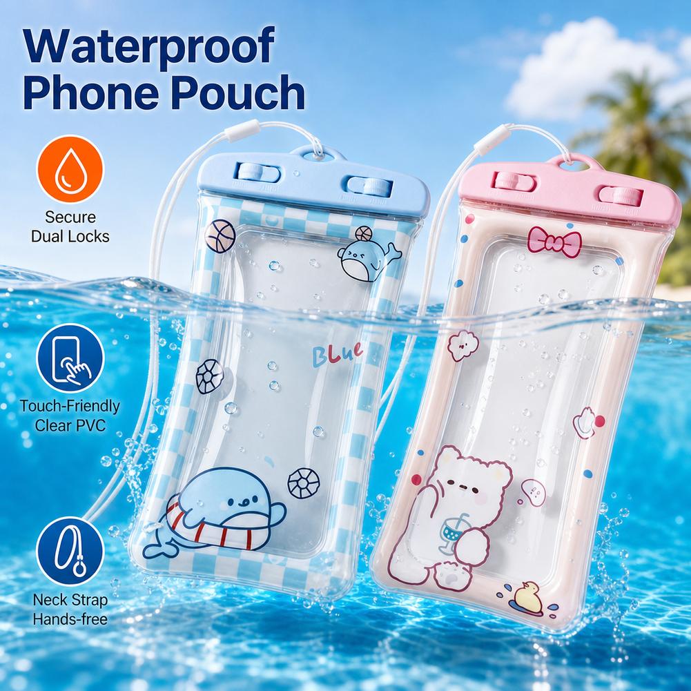 Cute Bear Waterproof Phone Cas - огляд і ціна Dry Bag Waterproof
