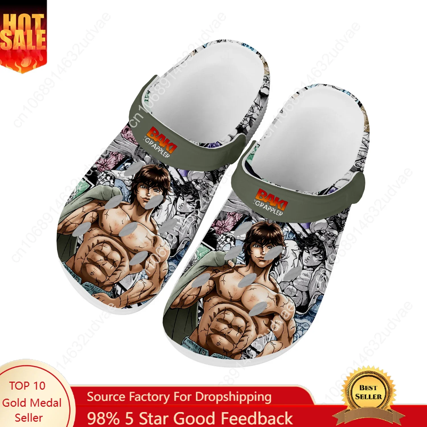 Baki The Grappler Hanma Baki W - огляд і ціна Water Shoes