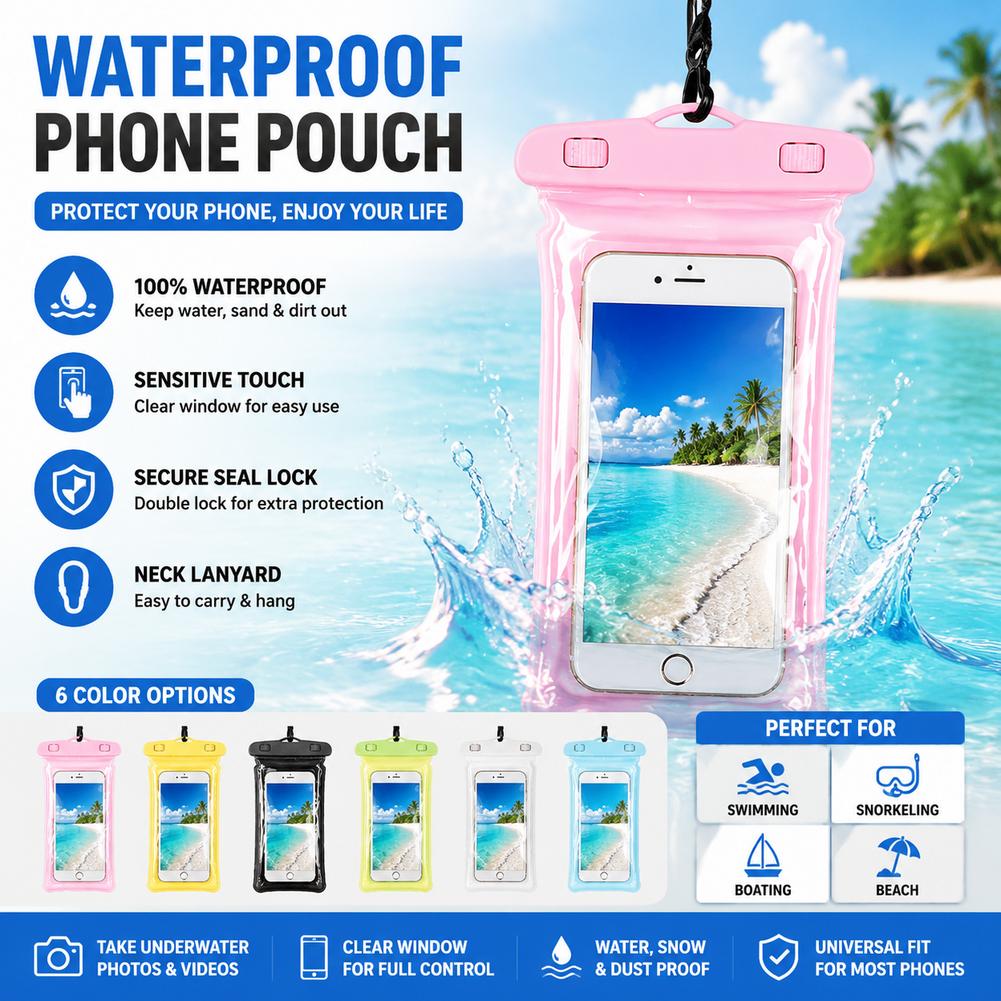 Clear Waterproof Phone Case Dr - огляд і ціна Dry Bag Waterproof