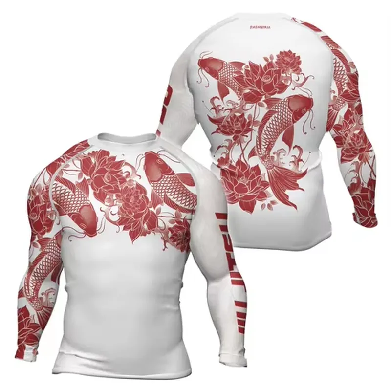 3D Long Sleeve Men's Retro Qui - огляд і ціна Rash Guard